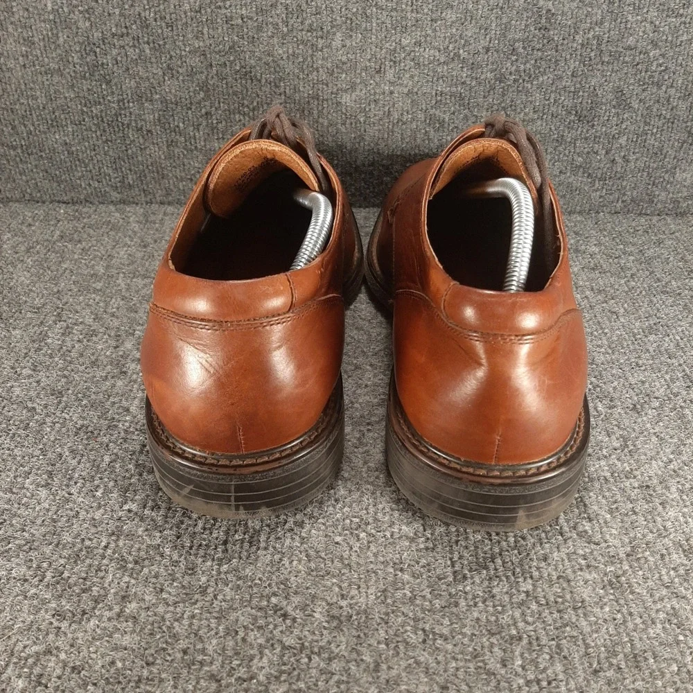 Florsheim Derby Comfortech 17150-03 13 M Cognac Brown Mens Leather Dress Shoes